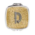 Carolines Treasures Letter D Musical Instrument Alphabet Compact Mirror CJ2004-DSCM